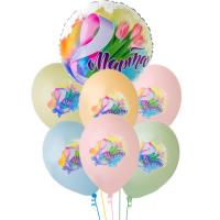 Букет 8 Марта! Тюльпаны нежные 7 шт