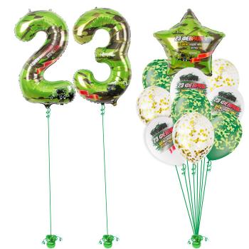 Сет 23 Февраля! С Днем Защитника Камуфляж 12 шт