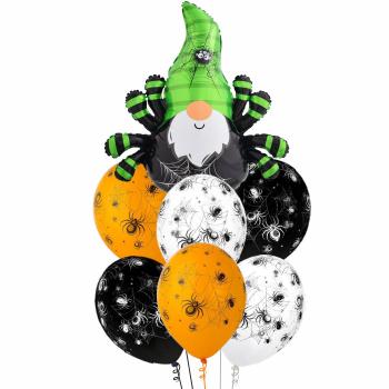 Букет Гном паук зеленый 7 шт Букет Гном паук зеленый 7 шт