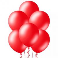 Букет Шары Металлик красные 35 см