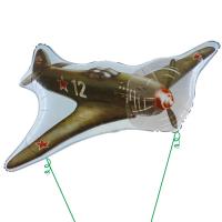 Фигура Истребитель надутая гелием 1 шт