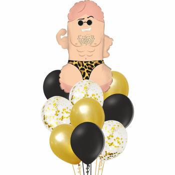 Букет Мистер Пи-Пи леопард 10 шт