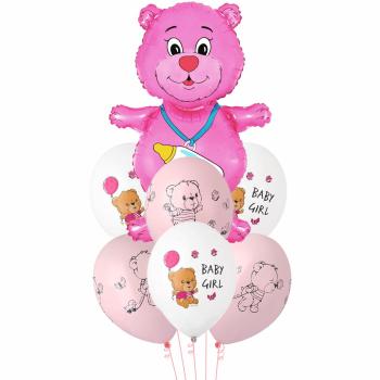 Букет Мишка малышка 7 шт