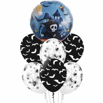 Букет Дом с привидениями и летучие мыши 7 шт Букет Дом с привидениями и летучие мыши 7 шт