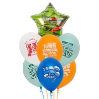 Букет 23 Февраля! прикольные 7 шт