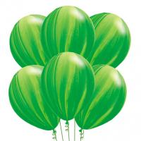 Букет Шары Агат зеленые 35 см