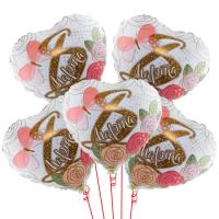 Букет из фольгированных шаров 8 Марта! Розы!