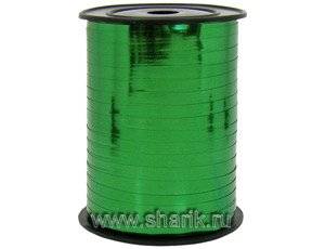 Лента Металлик зеленая 250 м