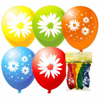 Набор шаров MAXI Праздник Ромашки 5 шт