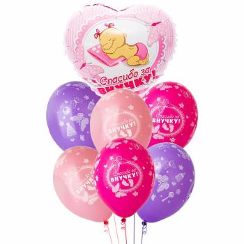 Букет Спасибо за внучку 7 шт