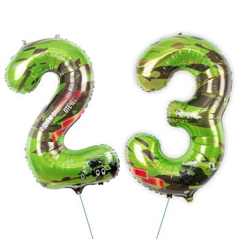Букет Цифра 23 С Днем защитника 100 см 1 шт