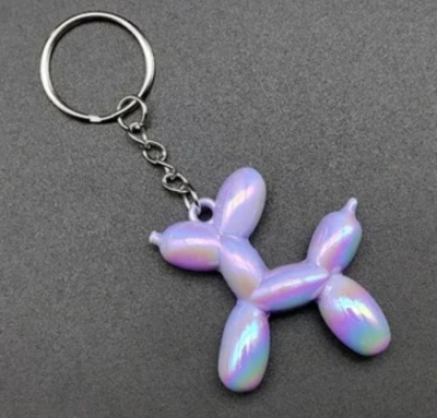 К Брелок Собачка шарик стекло микс 1 шт