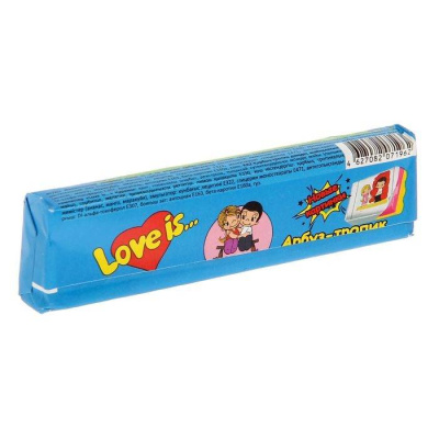 Жевательная конфета Love is Арбуз-тропик 20 гр 1 шт