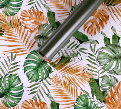 Бумага глянцевая двусторон Тропики 70*100 см 1 шт