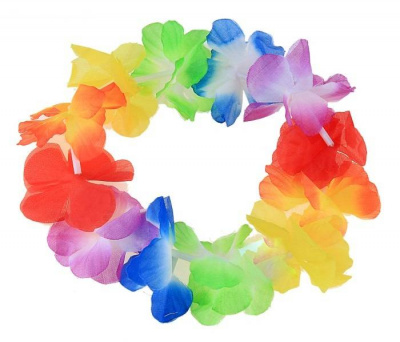 Венок гавайский 1 шт   Венок гавайский 1 шт