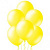 Букет Шары Металлик желтые 35 см