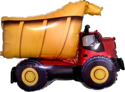 К Шар фольга Фигура Самосвал 81 см