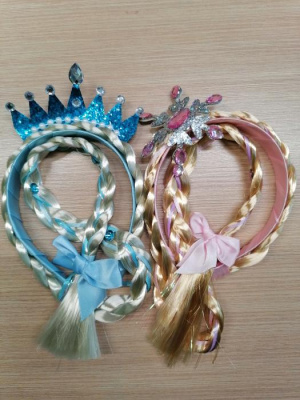 К Ободок с косой микс 1 шт К Ободок с косой микс 1 шт