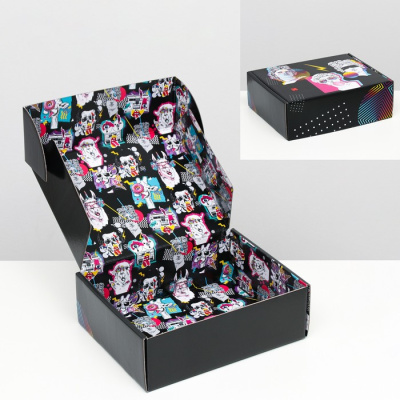 Коробка складная Современное искусство 27*21*9 см 1 шт