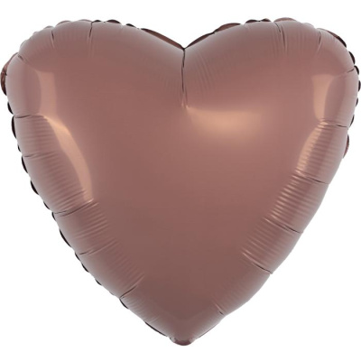 Шар фольга без рисунка Сердце 18" Мокко (Ag) Шар фольга без рисунка Сердце 18" Мокко (Ag)