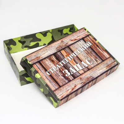 Коробка складная Стратегический запас 30*20*7 см 1 шт