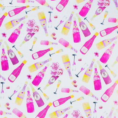 Бумага глянцевая Шампанское 100*70 см 1 шт