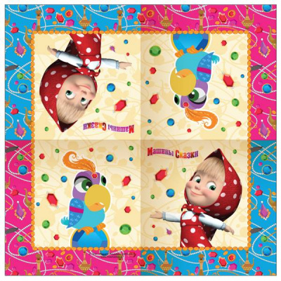 Салфетка Машины сказки 33*33 см 20 шт Салфетка Машины сказки 33*33 см 20 шт