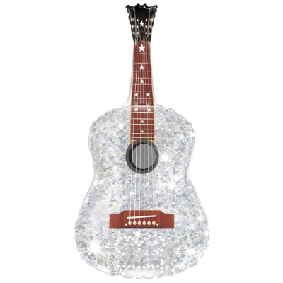 Шар фольга Фигура Гитара блеск (ВЗ)