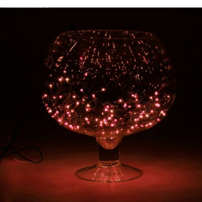 Гирлянда 13 м нить черная LED150-220V 8 р красный 1 шт Гирлянда 13 м нить черная LED150-220V 8 р красный 1 шт