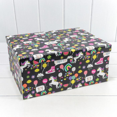 Коробка прямоуг Детство черн №3 20,7*14,3*8,5 см 1 шт