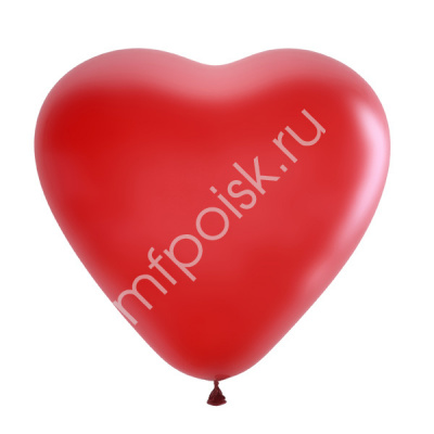 Сердце б/рис. Декоратор М15" красная вишня 25 шт