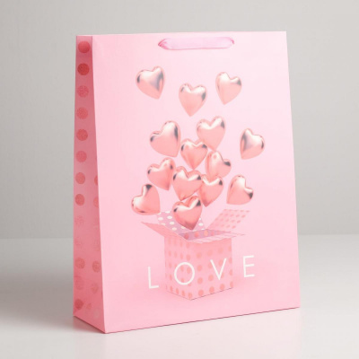 Пакет ламинат LOVE 31*40*11,5 см 1 шт