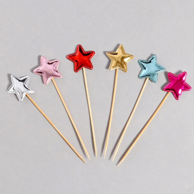 Шпажки Звездочки 15 см 24 шт Шпажки Звездочки 15 см 24 шт