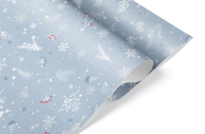 Бумага глянцевая Морозное утро 70*100 см 1 шт Бумага глянцевая Морозное утро 70*100 см 1 шт