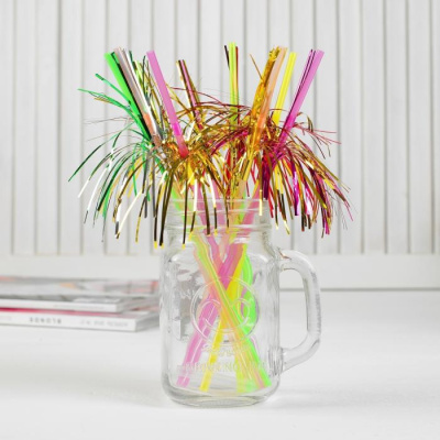 Трубочки для коктейля Дождик 12 шт Трубочки для коктейля Дождик 12 шт