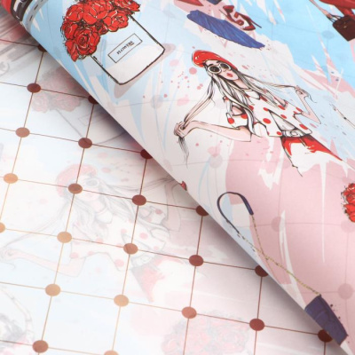 Бумага глянцевая двусторон Красотка 70*100 см 1 шт