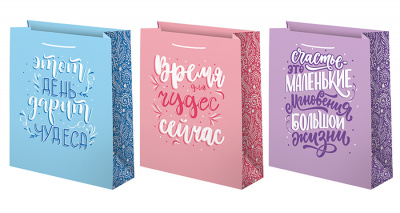 Пакет ламинат Время чудес микс 18*23 см 1 шт