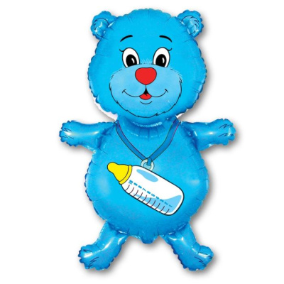 Шар фольга Фигура Медвежонок-мальчик (FM)G36 Шар фольга Фигура Медвежонок-мальчик (FM)G36