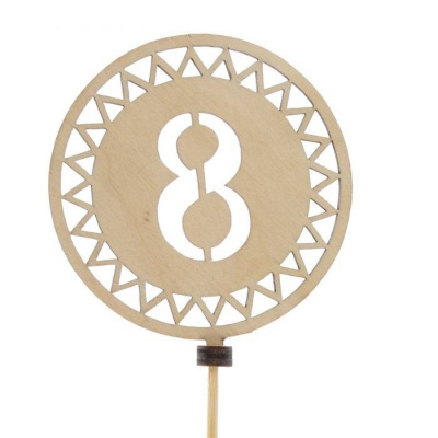 Топпер 8 7*38 см 1 шт Топпер 8 7*38 см 1 шт