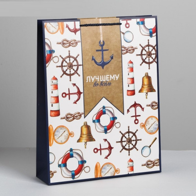 Пакет ламинат Лучшему 18*23*8 см 1 шт