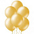 Букет Шары Металлик золотые 35 см