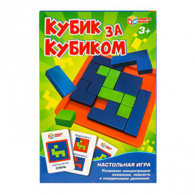 Игра кубик за кубиком 1 шт 3+ Игра кубик за кубиком 1 шт 3+
