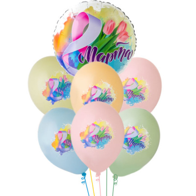 Букет 8 Марта! Тюльпаны нежные 7 шт Букет 8 Марта! Тюльпаны нежные 7 шт