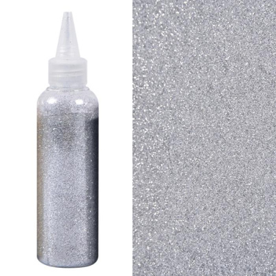 Глиттер серебро 80 г