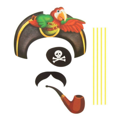 Фотобутафория Бравый пират 4 предм 1 шт