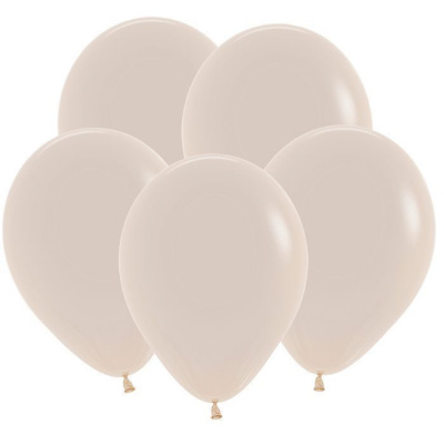 Шар S 12" Пастель белый песок 50 шт