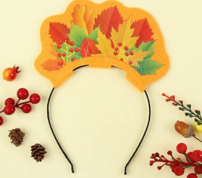 Ободок Сентябрина фетр 1 шт Ободок Сентябрина фетр 1 шт