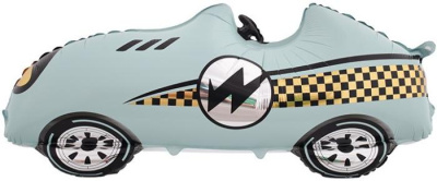Шар фольга Фигура Машина гоночная голубая (FL) Шар фольга Фигура Машина гоночная голубая (FL)