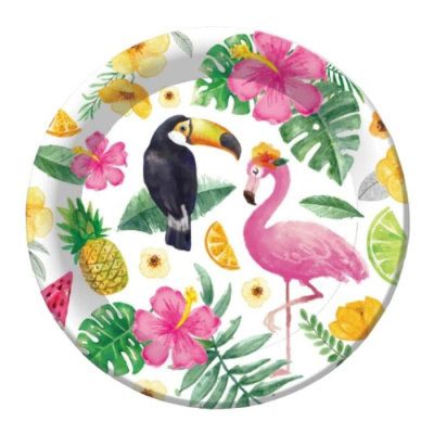 Тарелка Пати Бум Summer Time 23 см 6 шт