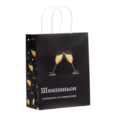 Пакет крафт Шампаньон 27*21*11 см 1 шт Пакет крафт Шампаньон 27*21*11 см 1 шт